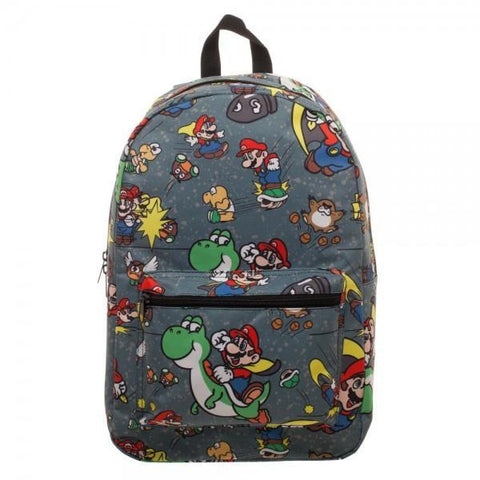 Snes Mario Sublimated BackpackNick 90's - MERCHMILLA, Official nerd Merch lives here