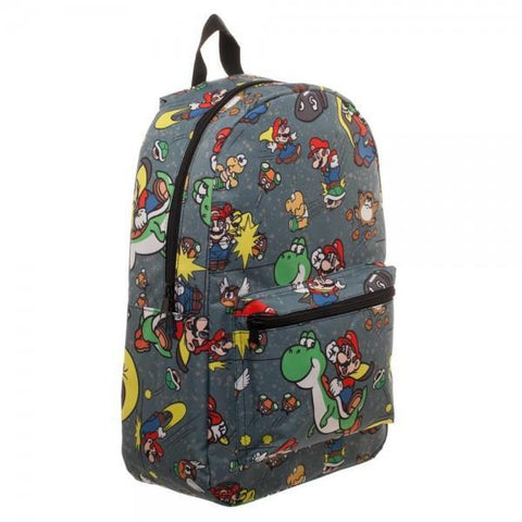 Snes Mario Sublimated Backpack