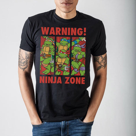 Tmenst Warning! Ninja Zone T-ShirtNick 90's - MERCHMILLA, Official nerd Merch lives here