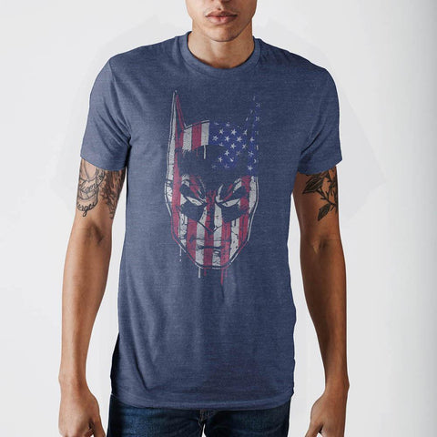 Batman Face Americana T-ShirtWarner Bros - MERCHMILLA, Official nerd Merch lives here