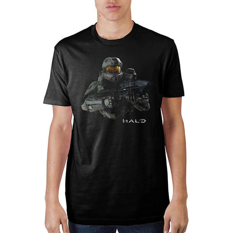 Halo Master Chief Black T-ShirtHalo - MERCHMILLA, Official nerd Merch lives here
