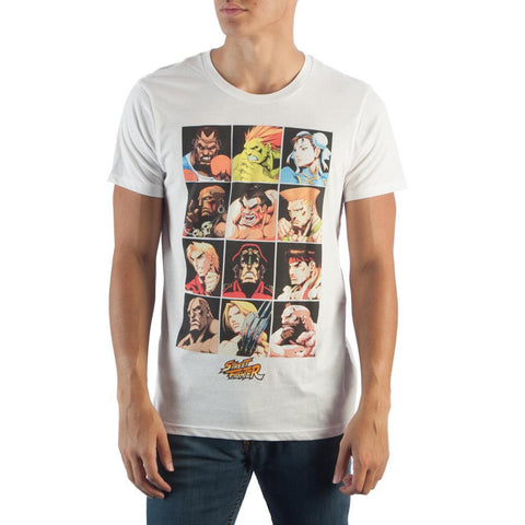 Street Fighter Character Grid T-ShirtCapcom - MERCHMILLA, Official nerd Merch lives here