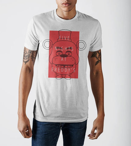 Five Nights at Freddy's Cool Abstract Graphic Design Print White T-shirtFive Nights at Freddys - MERCHMILLA, Official nerd Merch lives here