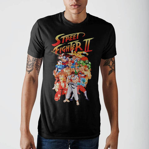 Street Fighter Character Group T-ShirtCapcom - MERCHMILLA, Official nerd Merch lives here