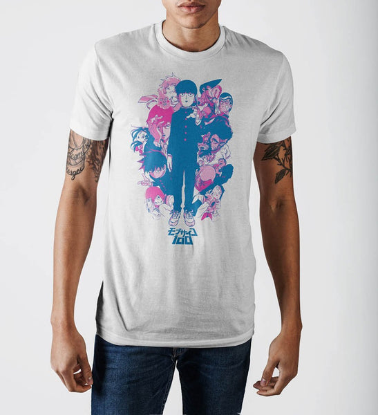 Mob Psycho Group White T-Shirt