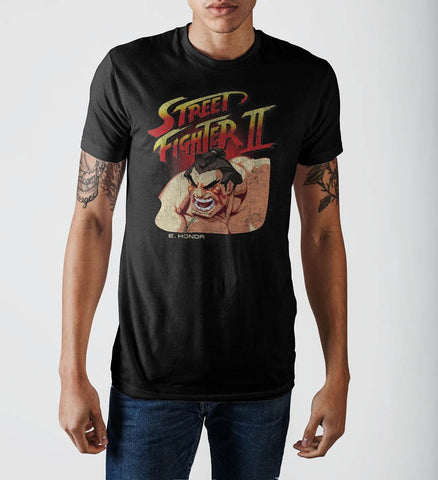 Street Fighter Black T-ShirtCapcom - MERCHMILLA, Official nerd Merch lives here