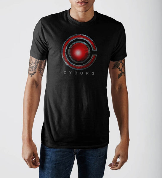 Justice League Cyborg Logo T-Shirt