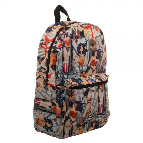DC Comics Wonder Woman All Over Print Backpack
