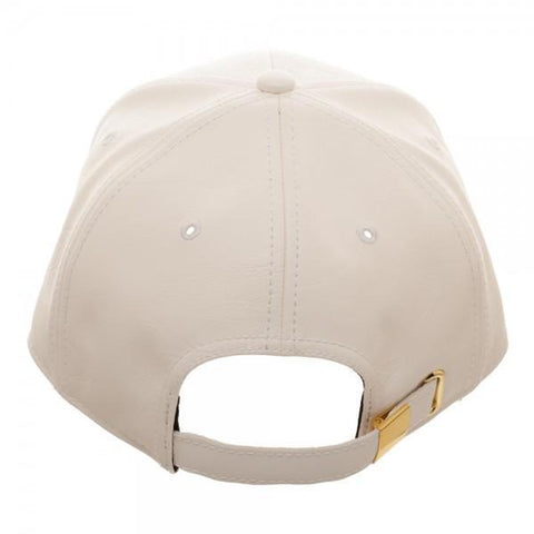 Mario Metal PU Leather Dad Hat