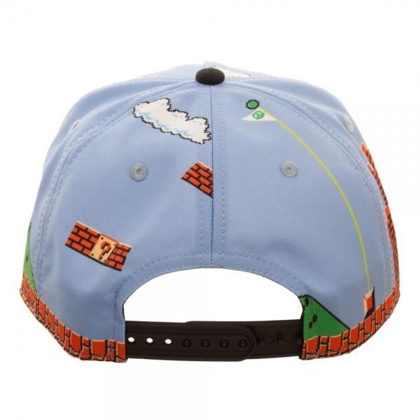 Mario 8-Bit All Over Scene Snapback
