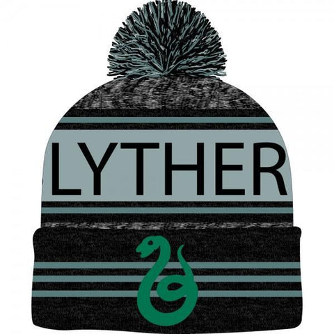 Harry Potter Black Green Teal Marled Pom BeanieWarner Bros - MERCHMILLA, Official nerd Merch lives here